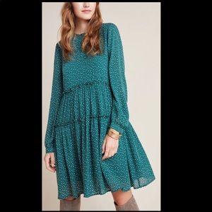 ANTHROPOLOGIE MAEVE Esther Tiered Tunic Dress XL